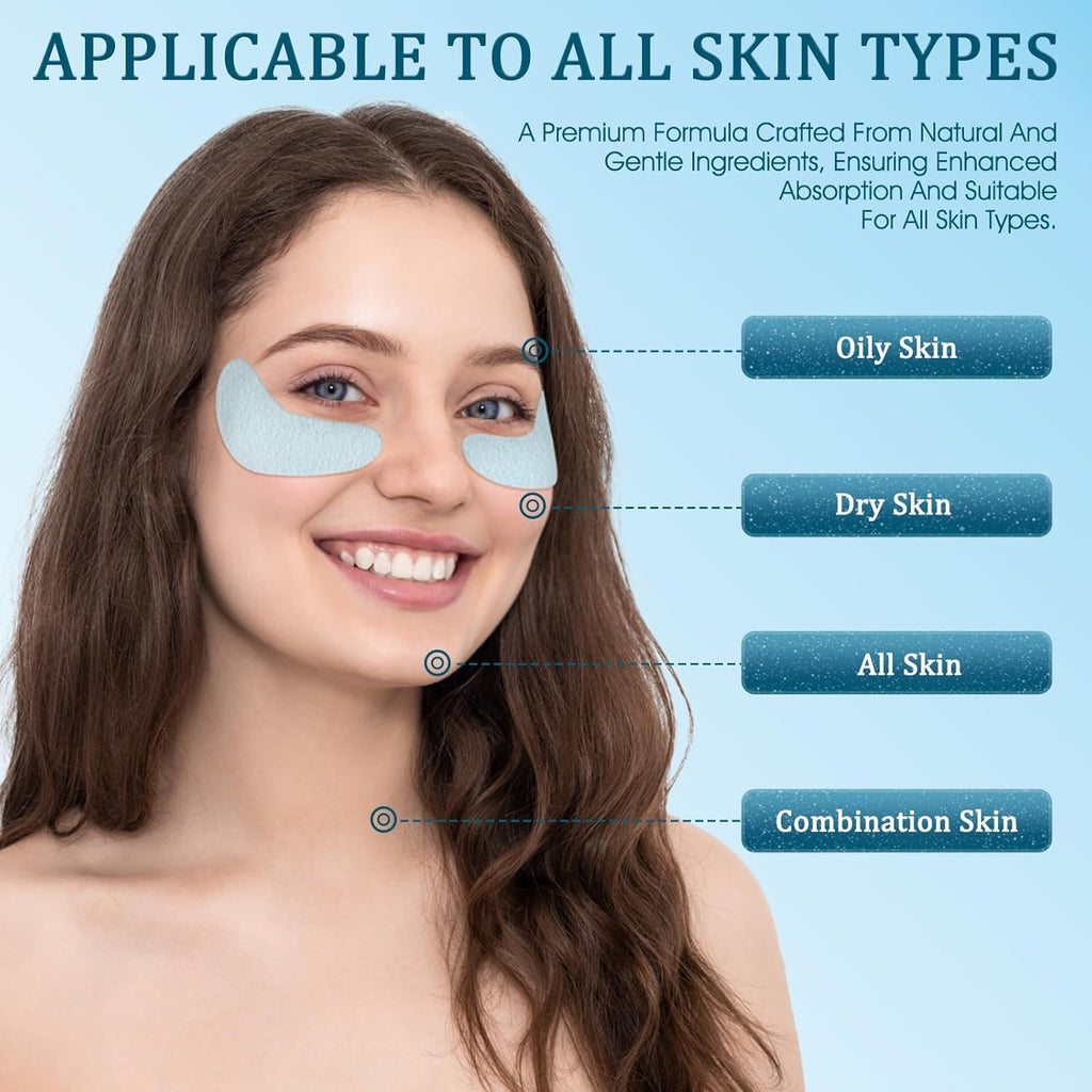 YOYORY Under Eye Patches Masks — Hydrating Hyaluronic Acid & Collagen (30 Pcs)