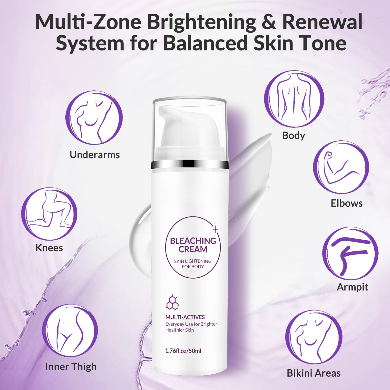 YTDB Skin Bleaching Cream – Lightweight, Moisturizing Dark Spot Remover for Body, Elbows, Knees & Intimate Areas (1.76 fl oz)