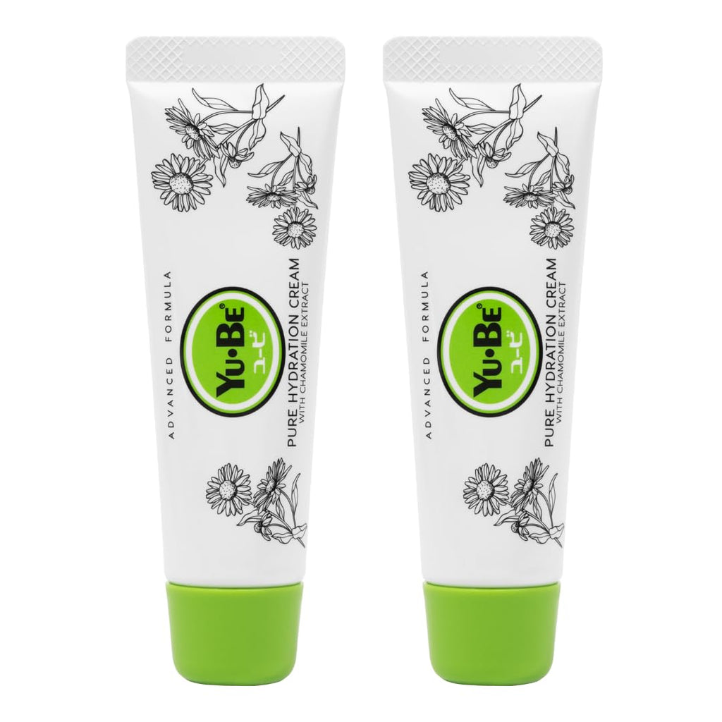 Yu-Be Advanced Formula Pure Hydration Cream Duo – Fragrance-Free, Non-Greasy Moisturizer for All Skin Types