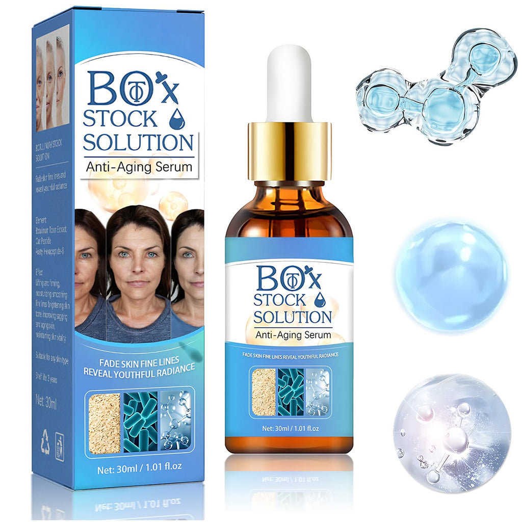 Yuanyuuo 2Box Stock Solution Facial Serum – Hydrating Anti-Aging Box Serum (2 Bottles)