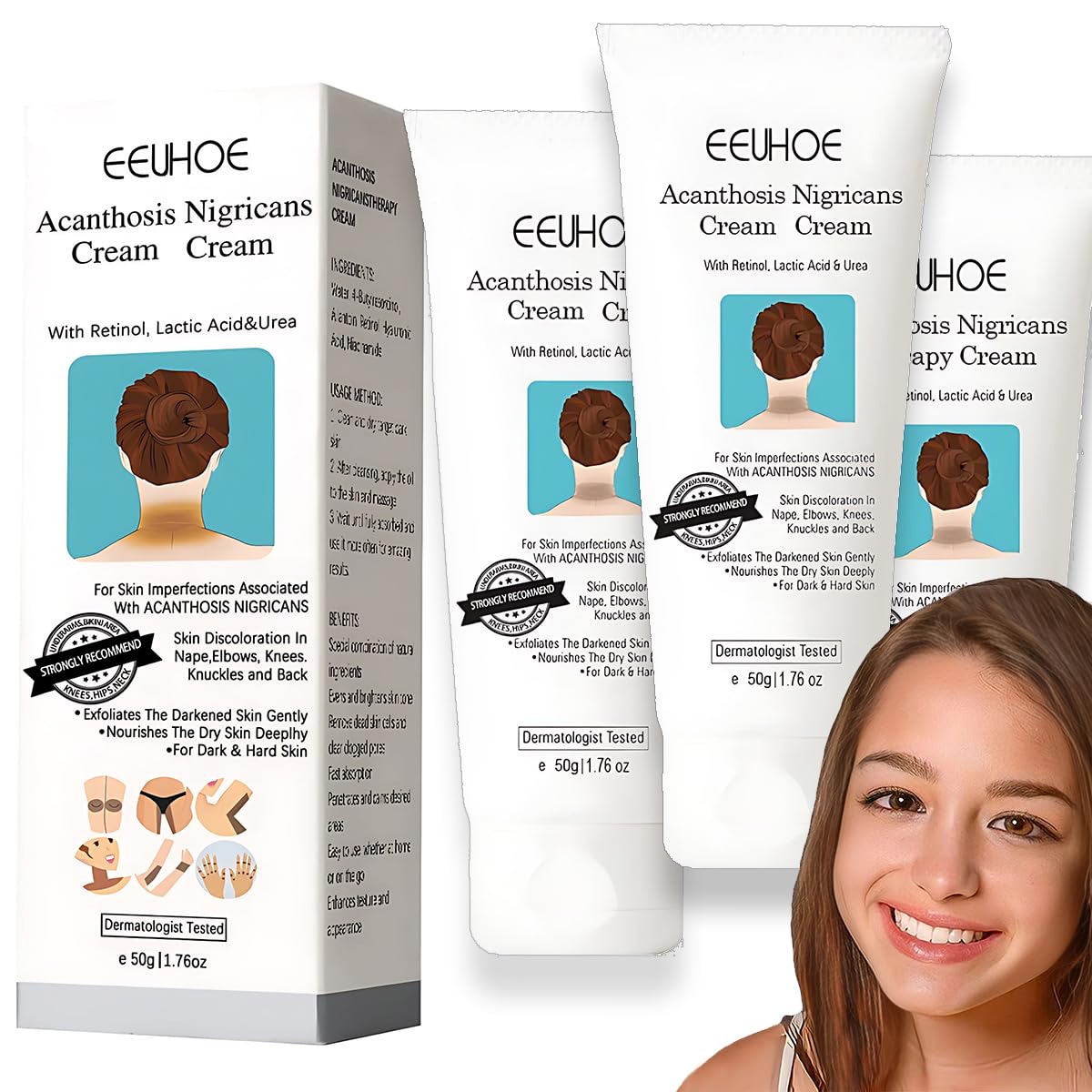 Yuehao Spot Remover for Body – Underarm & Neck (Acanthosis 3Box)