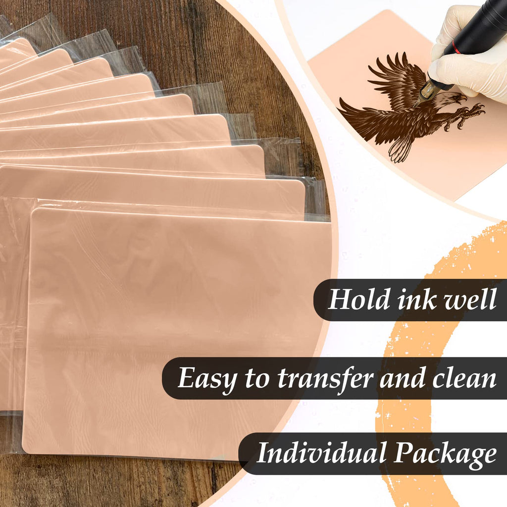 Yuelong 20Pcs Tattoo Practice Skins – Double-Sided, Realistic Practice Sheets