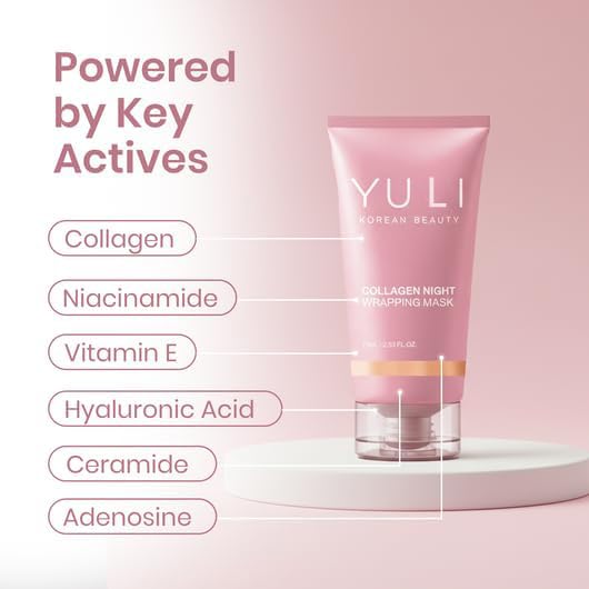 YULI Collagen Overnight Wrapping Peel Off Mask | Overnight Collagen Face Mask