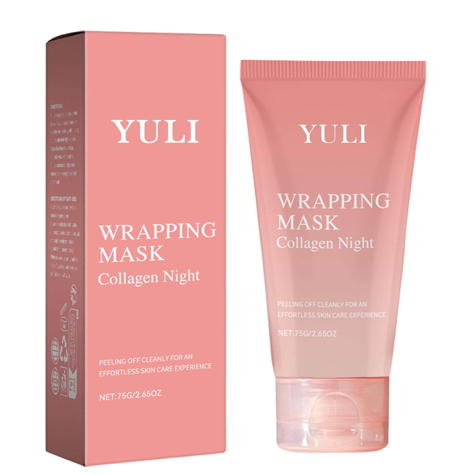 YULI Collagen Night Wrap Mask – Overnight Peel-Off Facial Mask for Hydration, 2.54 fl oz