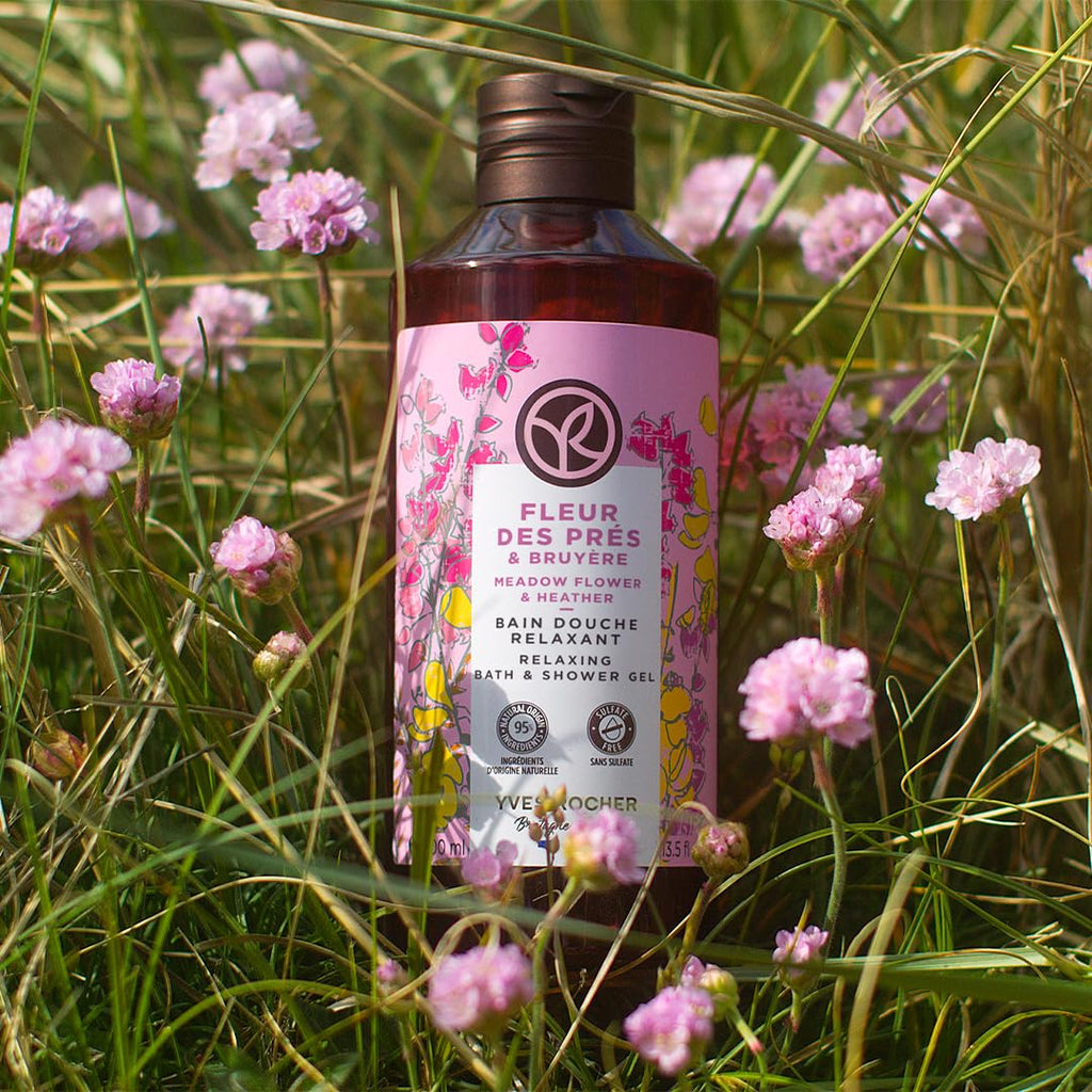 Yves Rocher Field Flowers & Heather Meadow Bath & Shower Gel – 400 ml