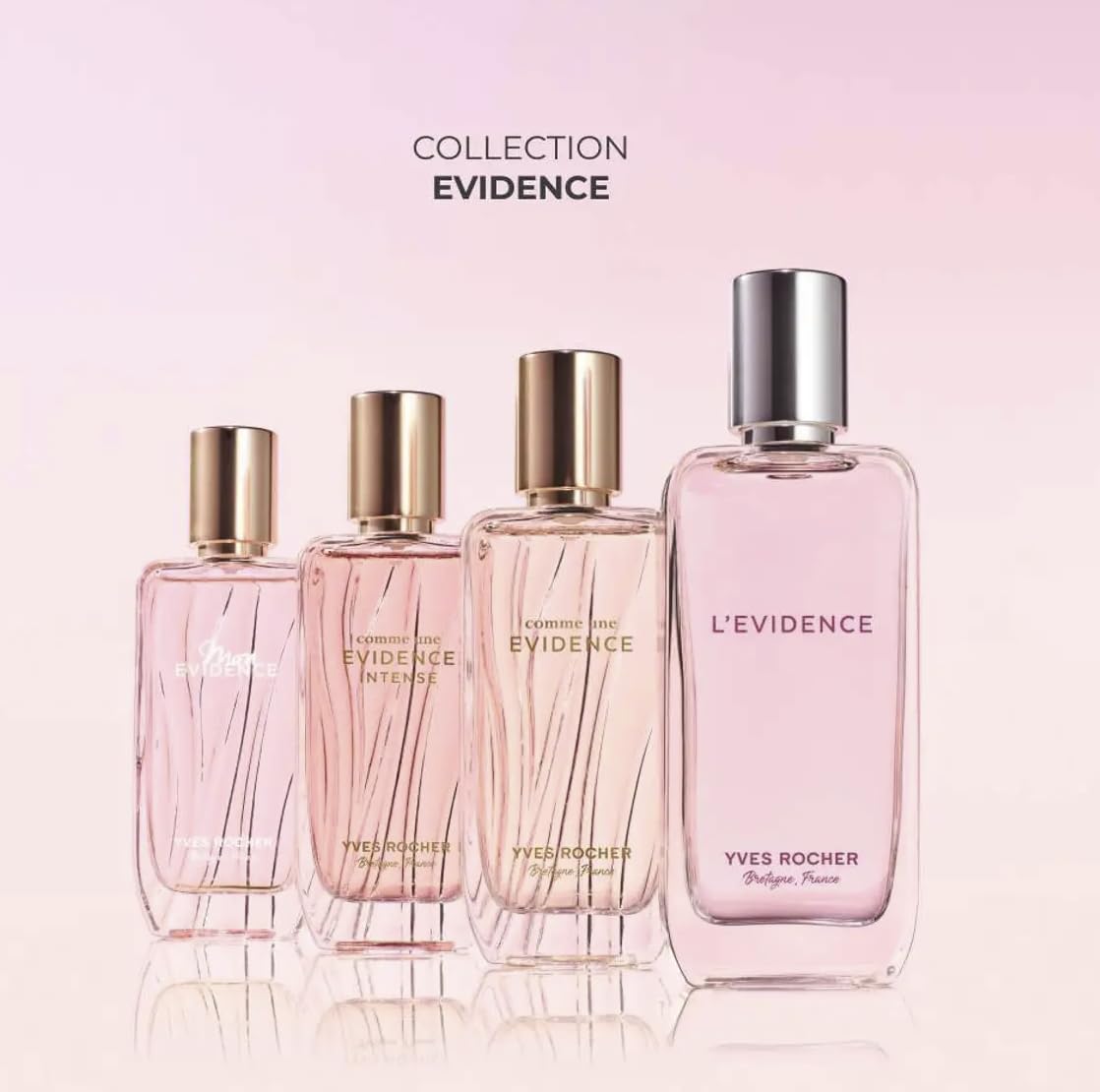 Yves Rocher Evidence Eau de Parfum for Women – 100 ml / 3.3 fl oz