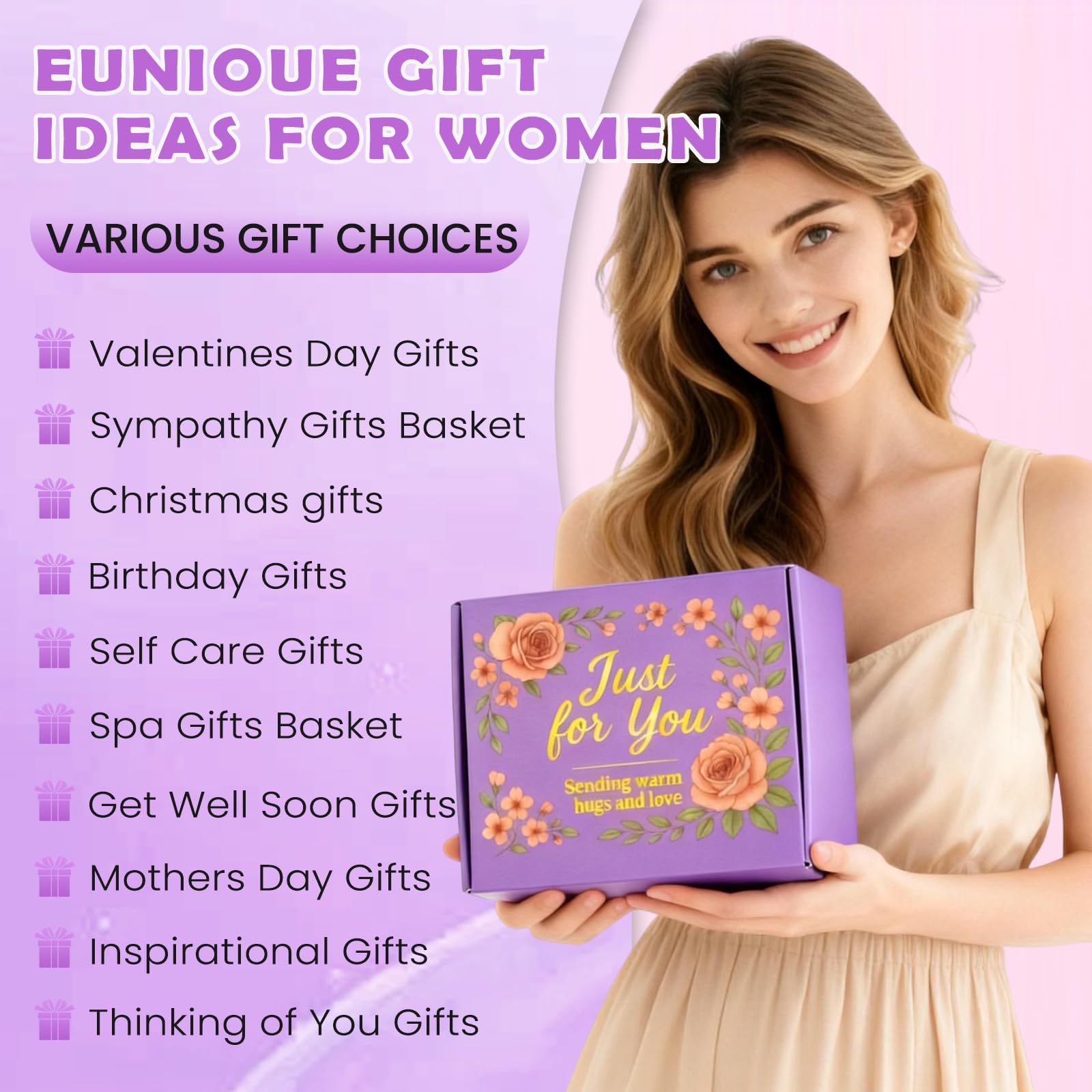 ZAHAT Cozy Self-Care Gift Set for Women — Blanket, 12oz Insulated Mug, Socks & More