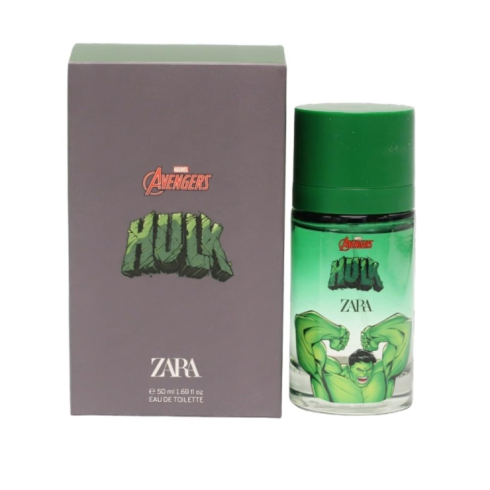 ZARA Avengirs Hulk EDT | Unisex Amber Floral with Orange Blossom, Vanilla & Mandarin 50ml