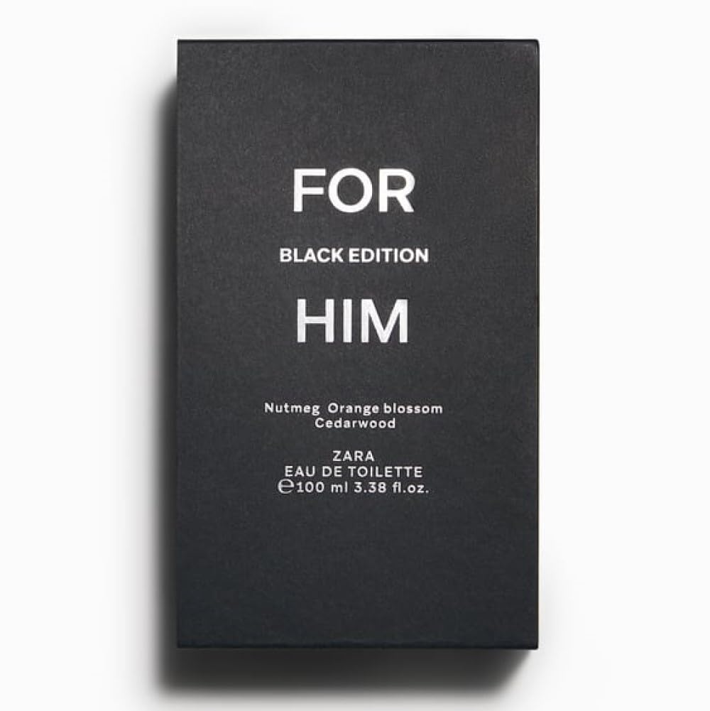 Zara For Him Black Edition Eau de Toilette for Men – 100 ml