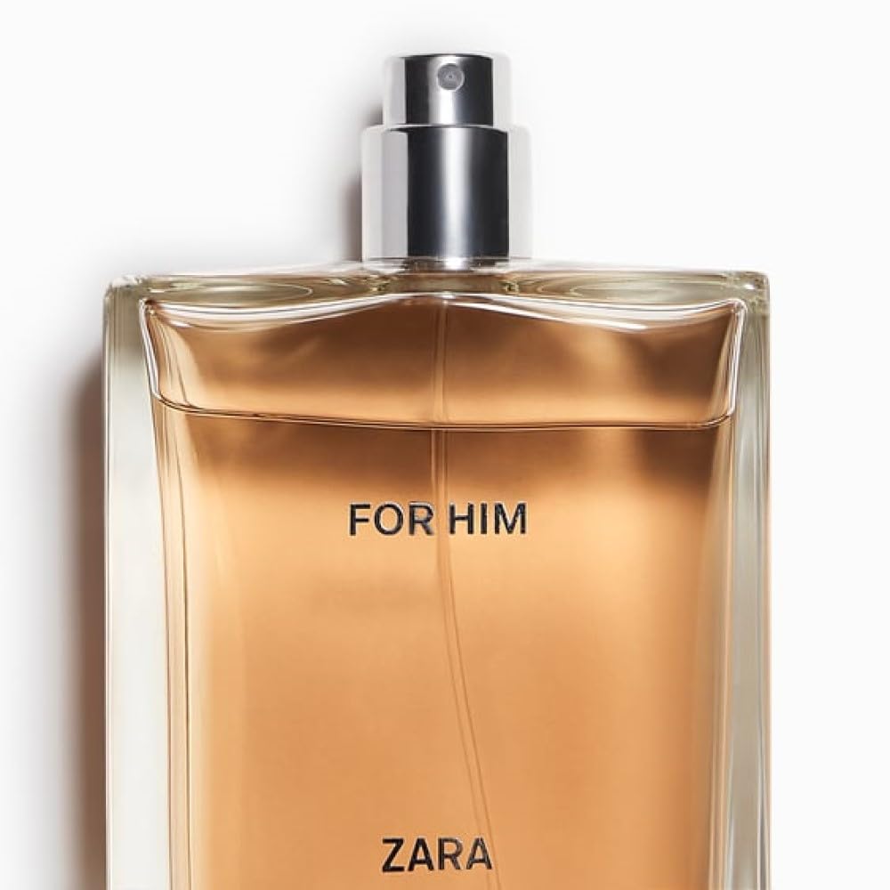Zara For Him Eau de Toilette for Men – 100 ml (3.4 oz) | Modern, Warm Scent