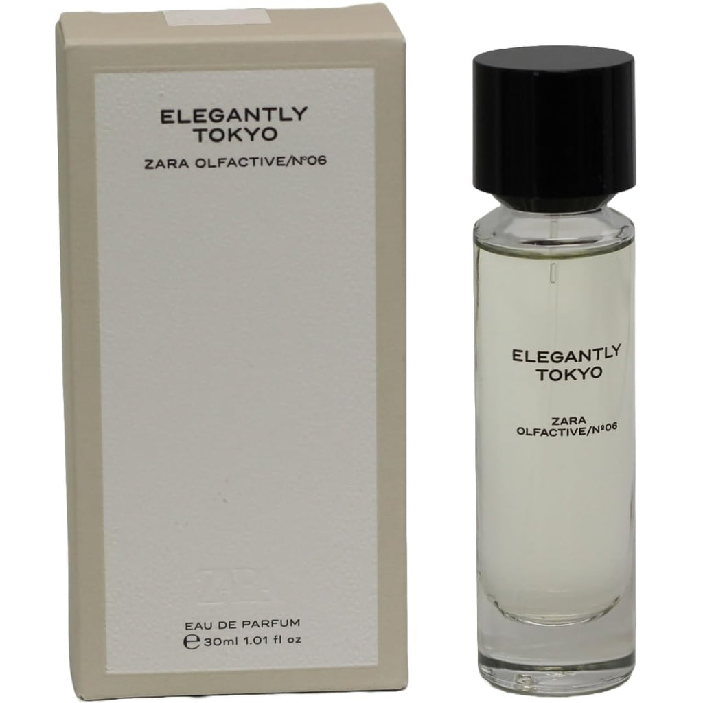 Zara Olfactive Nº06 Elegantly Tokyo EDP – Unisex 30ml Jasmine & Akigalawood