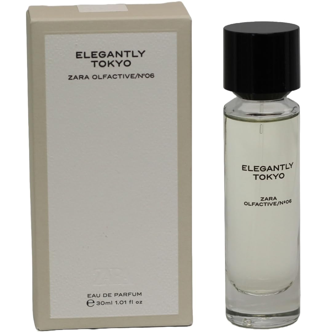 Zara Olfactive Nº06 Elegantly Tokyo EDP – Unisex 30ml Jasmine & Akigalawood