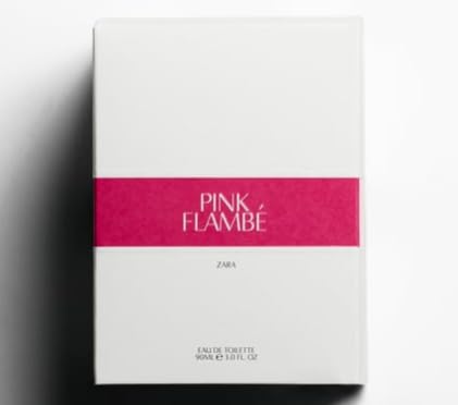 Zara Pink Flambe Eau de Toilette - 90 ml / 3.0 fl oz | Fresh Floral Summer Scent