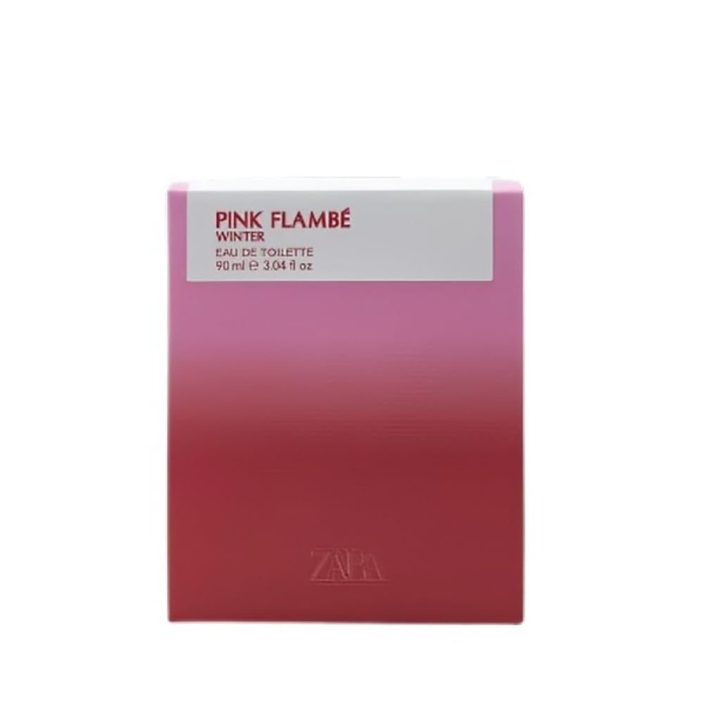 Zara Pink Flambé Winter EDT for Women – Warm Floral Perfume 90ml