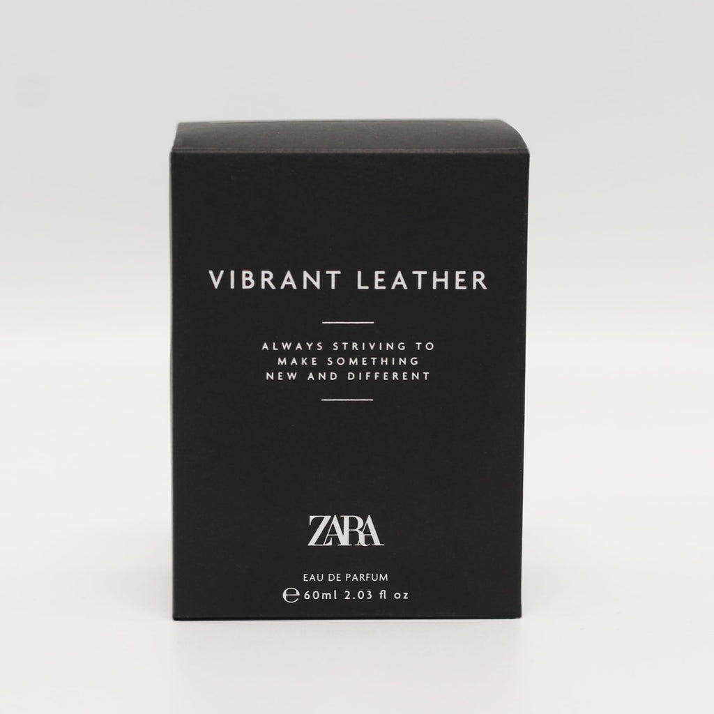 Zara Vibrant Leather EDP for Men – 60 ml | Modern Woody Leather Scent