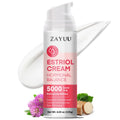 ZAYUU Estriol Face Cream – Hydrating Botanical Moisturizer with Wild Yam, Red Clover & Soy Isoflavones | 4.23 oz Pump