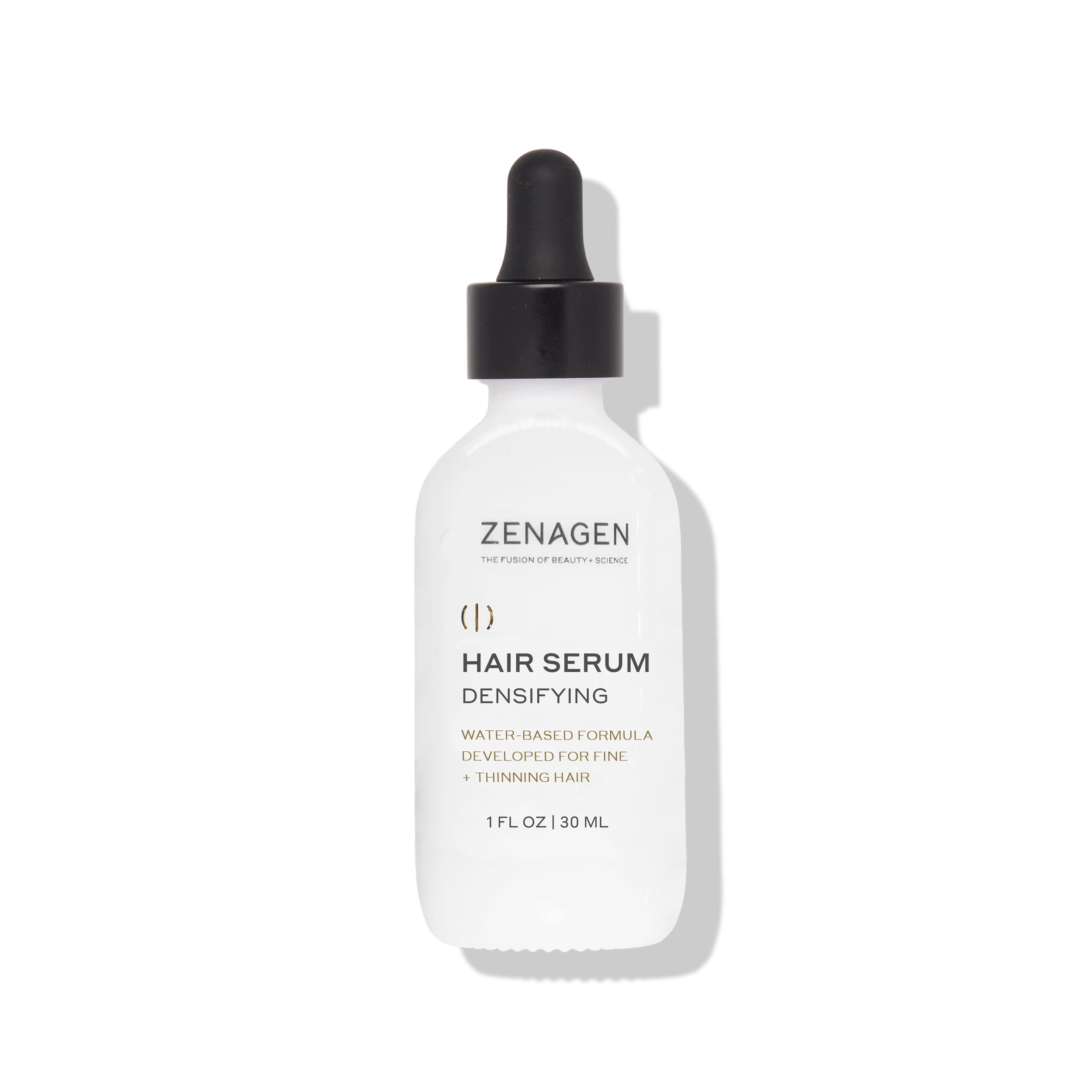 ZENAGEN Densifying Hair Serum for Fine + Thinning Hair | Lightweight, Water-Based, Plant-Based, Vegan 1 oz