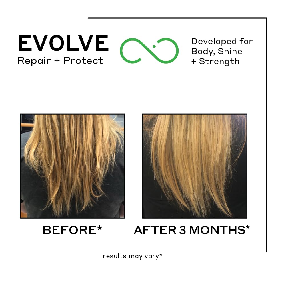 Zenagen Evolve Repair + Protect Nourishing Shampoo (Unisex) – Strengthen & Protect Hair, Plant-Based, Color-Safe, 473 mL