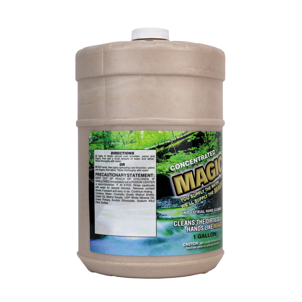 Zenex Magic Hand Soap - Industrial Hand Cleaner with Walnut Scrubbers | 1 Gallon (4 Pack)