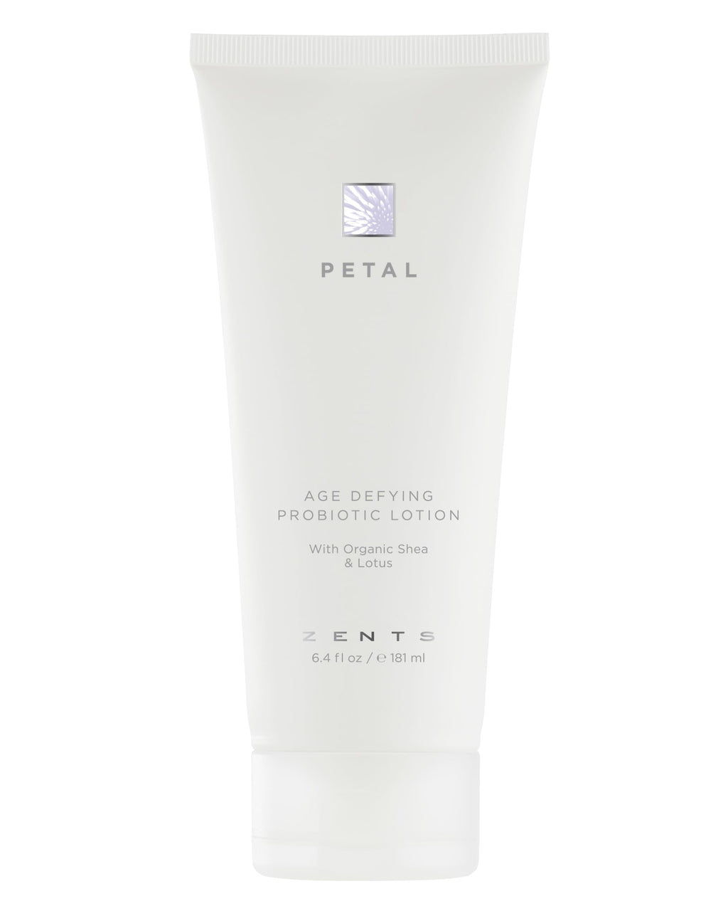 Zents Age-Defying Probiotic Body and Hand Lotion (Petal) | Hyaluronic Acid and Organic Shea Butter | 6.4 fl oz