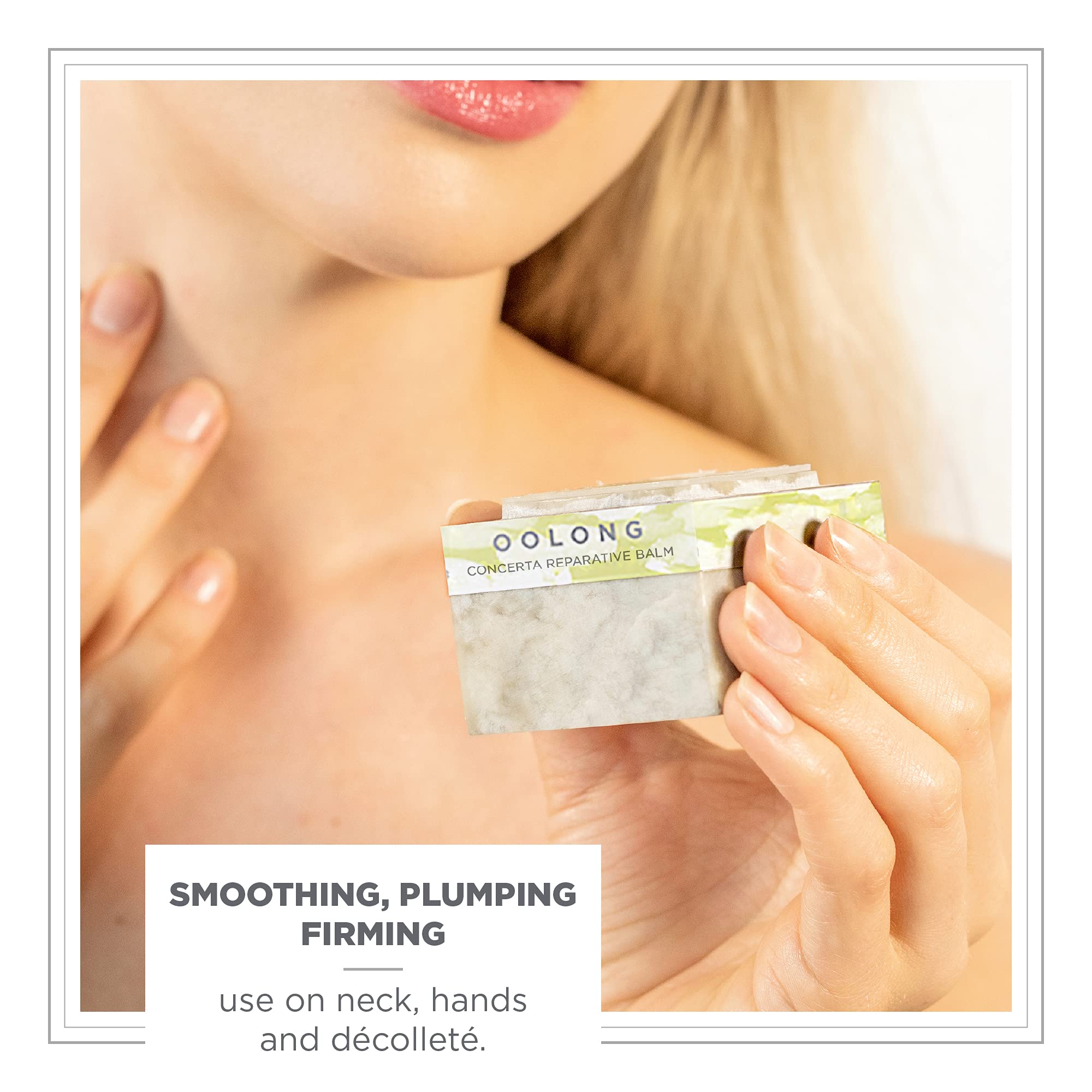 Zents Concreta Firming Repair Balm & Solid Parfum (Oolong) | Moisturizing Shea Butter & Coconut Oil | 1.25 fl oz
