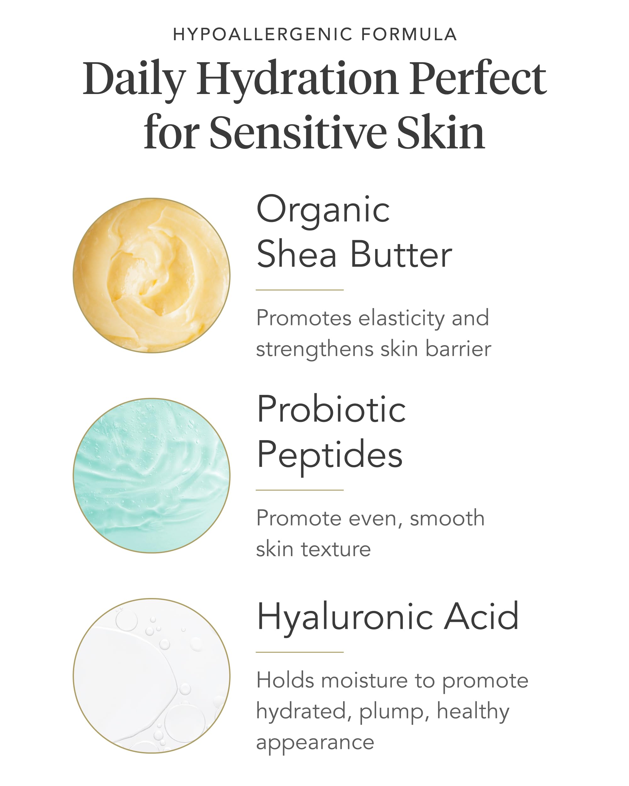 Zents Ore Age-Defying Probiotic Lotion – Hyaluronic Acid + Organic Shea Butter | Ultra Hydration | 6.4 fl oz