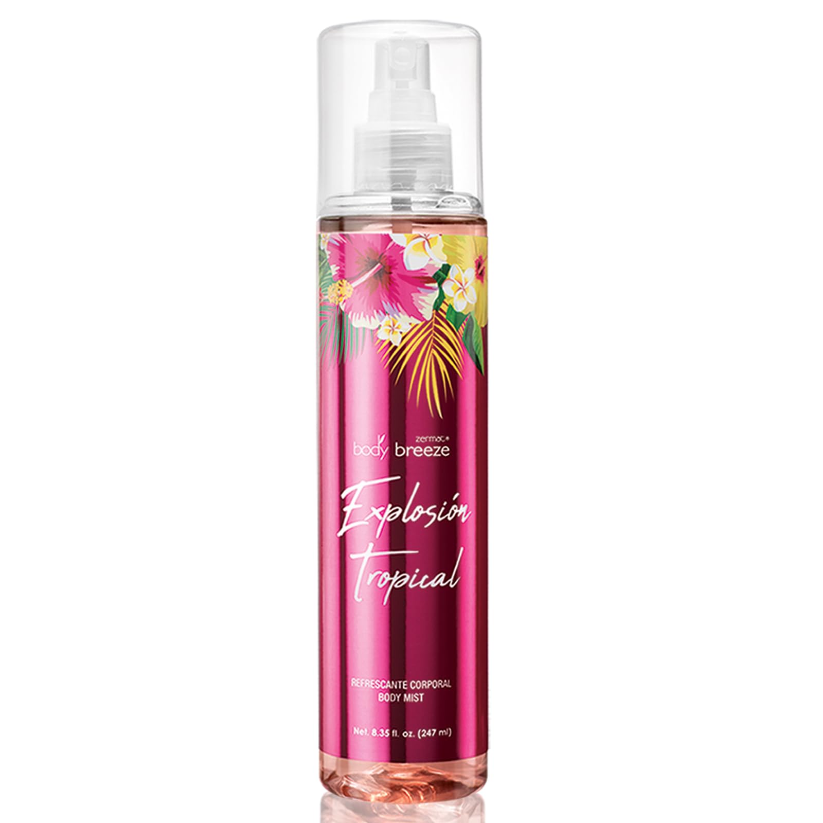 Zermat Explosion Tropical Body Mist for Women | Hydrating Glycerin Formula, Floral-Fruity Scent 8.35 fl oz