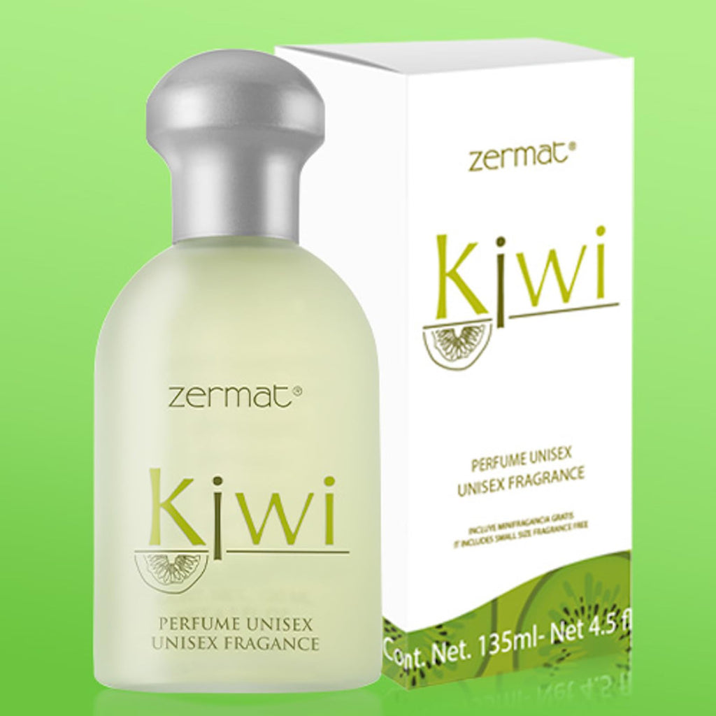 Zermat Kiwi Fragrance — Unisex Citrus Perfume with Lime, Bergamot & Cedar (4.05 oz + 0.50 oz Mini)