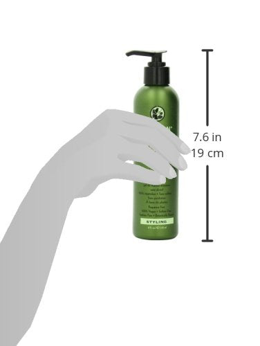 Zerran Hair Styling Gel – 8 oz – Vegan, Medium Hold, UV Protection
