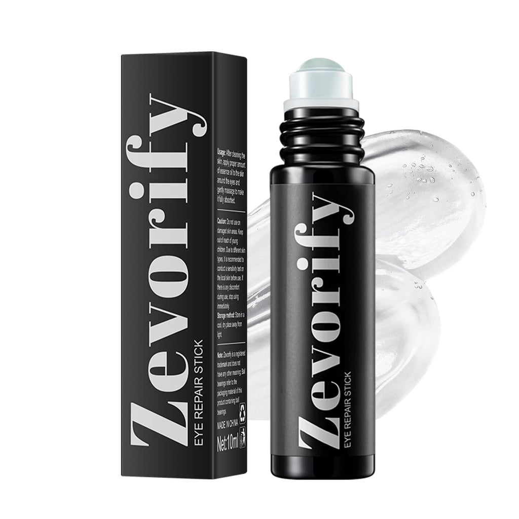 Zevorify Eye Repair Stick for Men | Caffeine Under-Eye Roller for Depuffing & Hydration | 0.34 Fl Oz