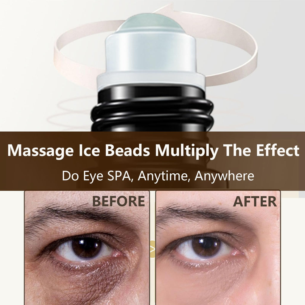 Zevorify Eye Repair Stick for Men | Caffeine Under-Eye Roller for Depuffing & Hydration | 0.34 Fl Oz