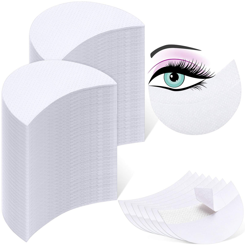 Zhanmai 600 Pieces Eyeshadow Pad Shields – White Half Moon Under-Eye Patches