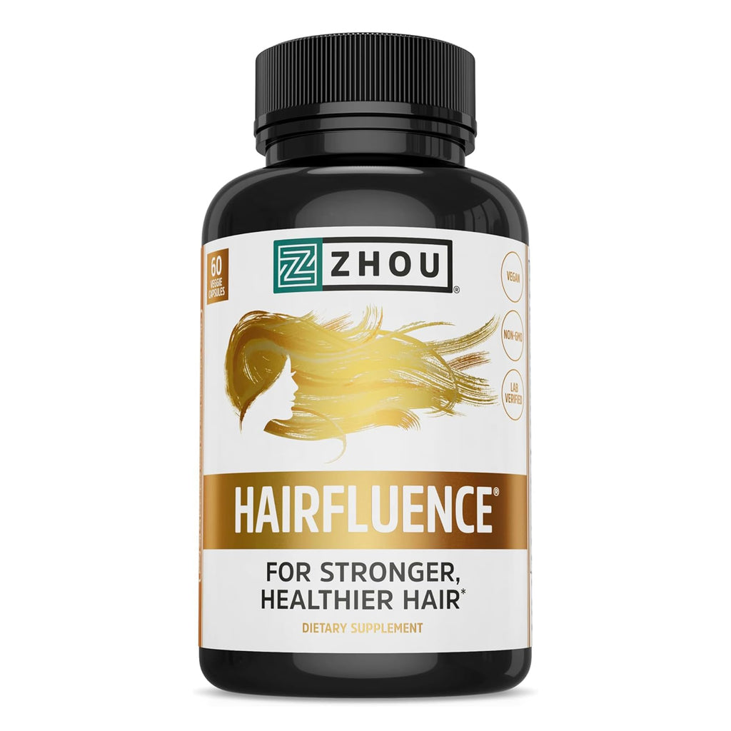 ZHOU Hairfluence – Clinically Studied Hair Support with Lustriva and Keranat