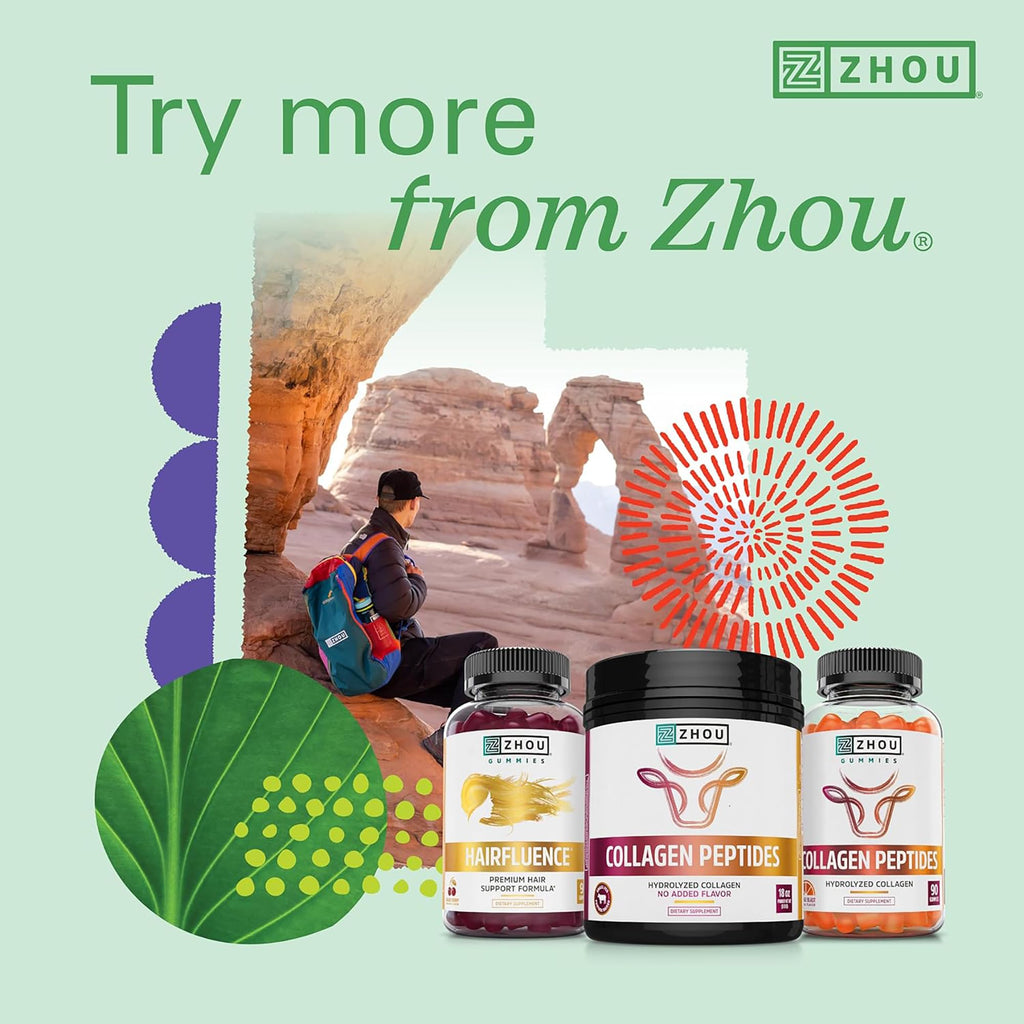 ZHOU Hairfluence – Clinically Studied Hair Support with Lustriva and Keranat