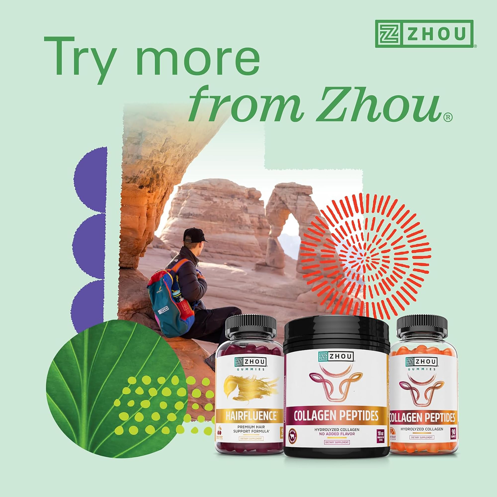 ZHOU Hairfluence – Clinically Studied Hair Support with Lustriva and Keranat