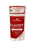 Zion Health Clay Deodorant Original Bold – Extra Strength, 2.8 oz | Vegan & Paraben-Free