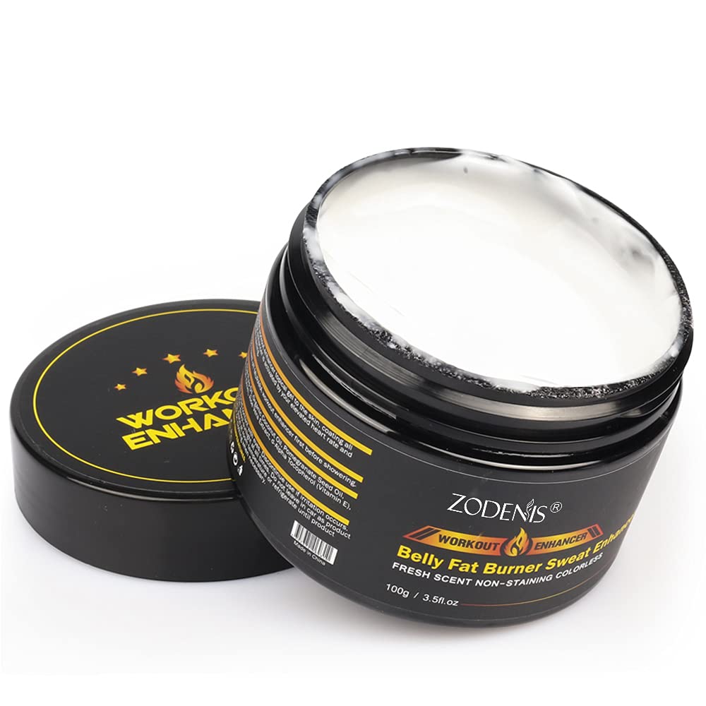 ZODENIS Hot Cream Cellulite & Fat Burner – Slimming Cream for Belly & Thighs (3.5 oz)