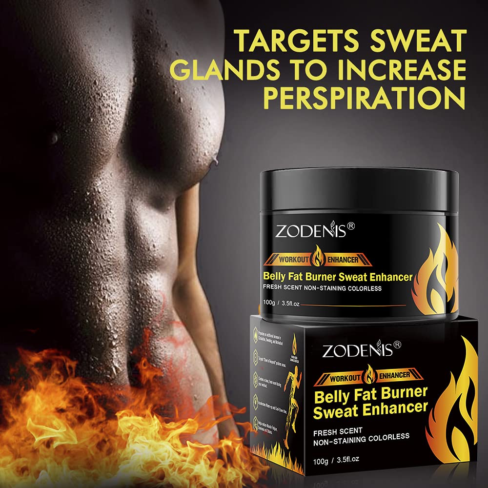 ZODENIS Hot Cream Cellulite & Fat Burner – Slimming Cream for Belly & Thighs (3.5 oz)