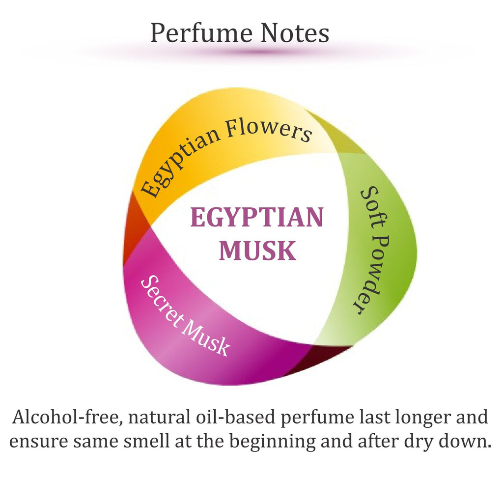 Zoha Egyptian Musk Oil Perfume – Alcohol-Free, Skin-Friendly Roll-On (9ml)