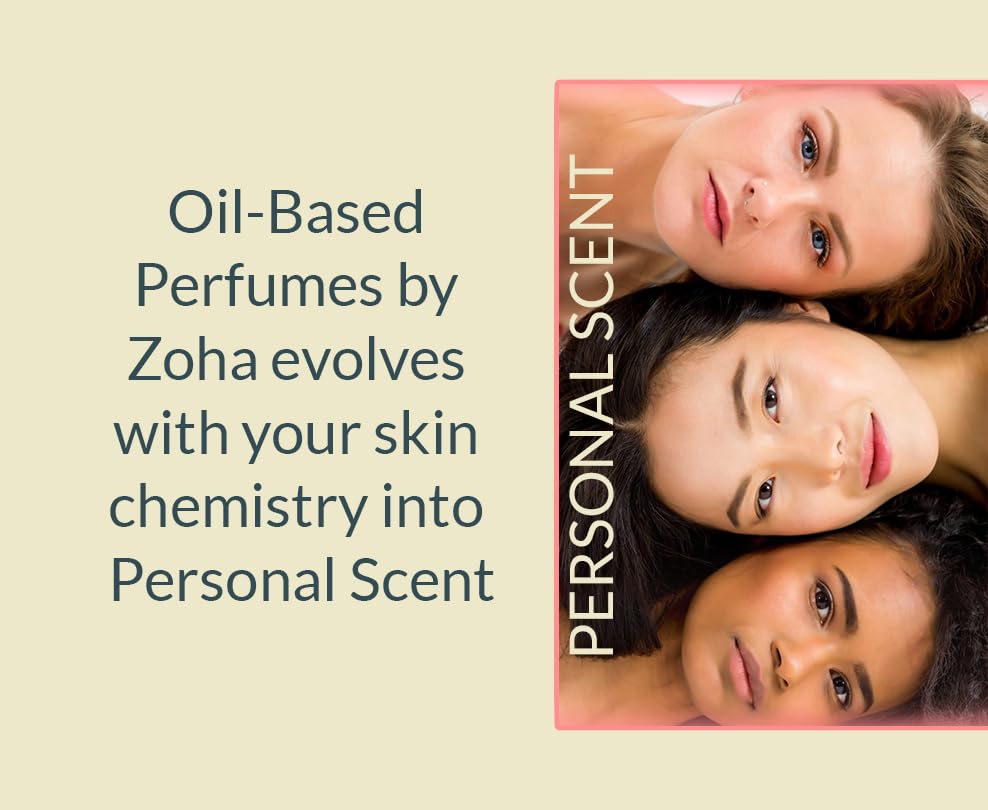 Zoha Jasmine Bloom – Alcohol-Free Jasmine Perfume Oil, 9ml Roller (Unisex)
