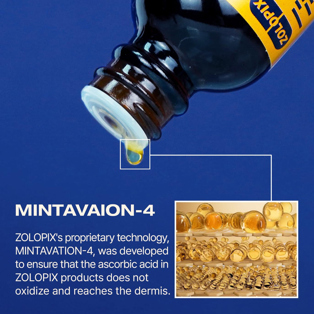 ZOLOPIX MINTAVI20 20% Vitamin C Serum with Alpha Arbutin & Tranexamic Acid | Brighten Dark Spots (26 ml)