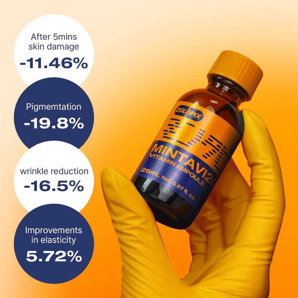 ZOLOPIX MINTAVI20 20% Vitamin C Serum with Alpha Arbutin & Tranexamic Acid | Brighten Dark Spots (26 ml)