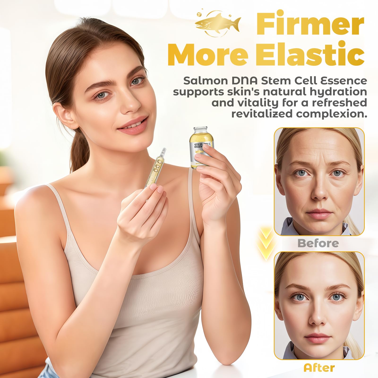 Zosudull Salmon DNA Ampoule – Deep Hydration & Radiance Serum (30ml)