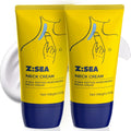Z:SEA Neck Firming Cream with Roller — Multi-Peptide, Collagen & Hyaluronic Acid (2 Pack)