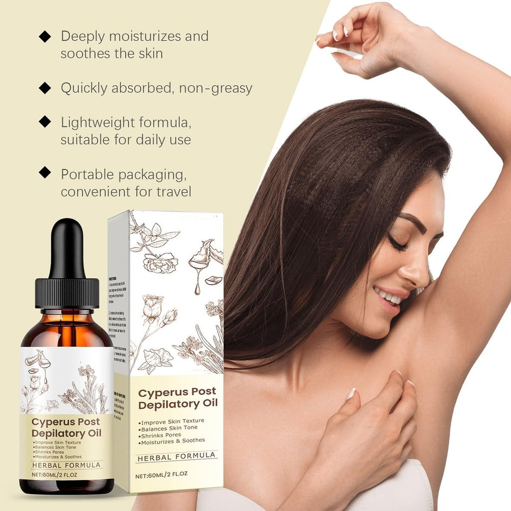 ZTSGU Cyperus Rotundus Oil Trio — Hair Reduction & Skin Nourishment