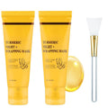 ZTSGU 2-Pack Turmeric Collagen Night Wrap Mask – Deep Nourishing Peel-Off Sleeping Mask + Brush