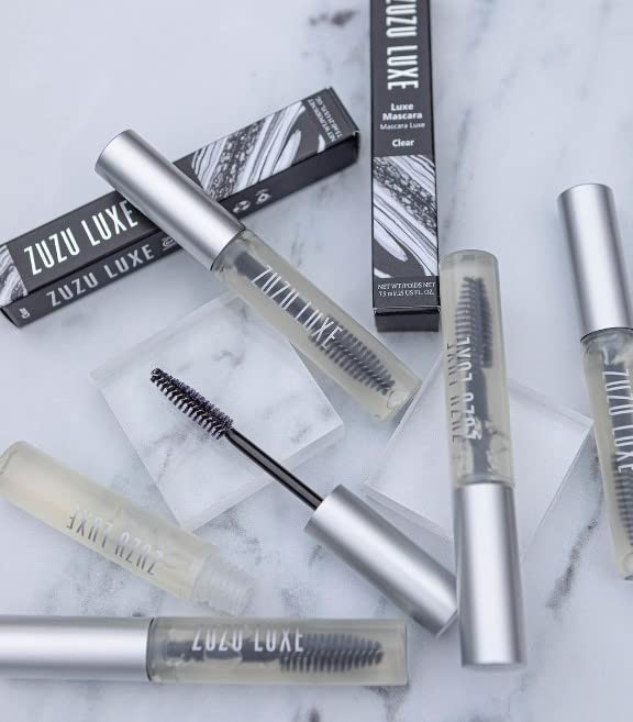 Zuzu Luxe Mascara 0.25 Oz Clear | Clear Mascara for Lashes, Brows & Flyaways