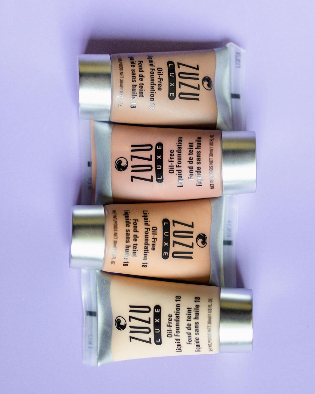 Zuzu Luxe Oil Free Liquid Foundation L-4 | Vitamin A & E, Aloe, Vegan