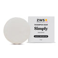 ZWS Essentials Simply Unscented Shampoo Bar — Fragrance-Free Vegan Solid Hair Cleanser