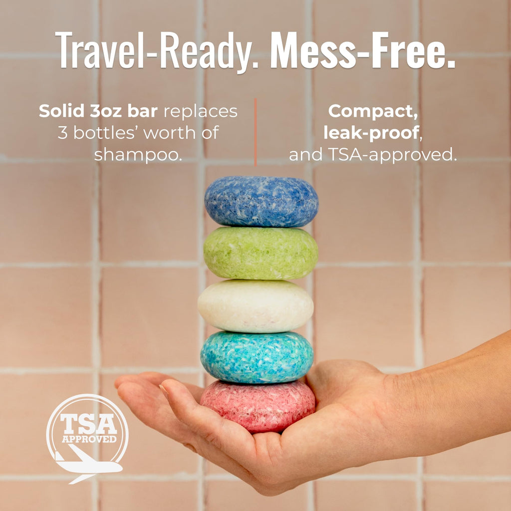 ZWS Essentials Simply Unscented Shampoo Bar — Fragrance-Free Vegan Solid Hair Cleanser